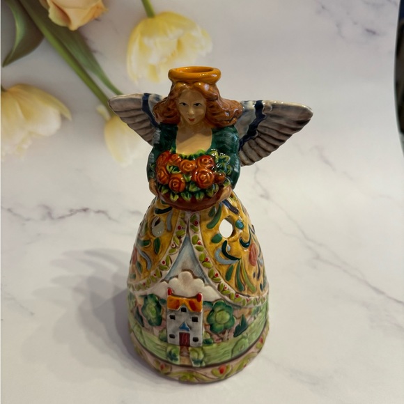 Jim Shore Designs Angel Four Seasons candle holder certified international - Picture 1 of 3